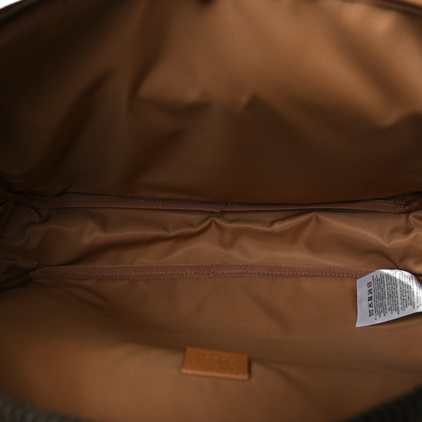 Calfskin Corduroy Childrens Interlocking G Star Patch Backpack Brown