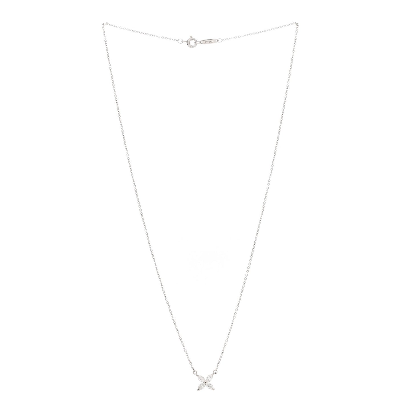 Platinum Diamond Medium Victoria Necklace