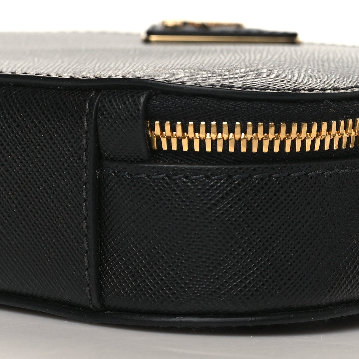 Prada Saffiano Lux Odette Belt Bag Black 8 of 8