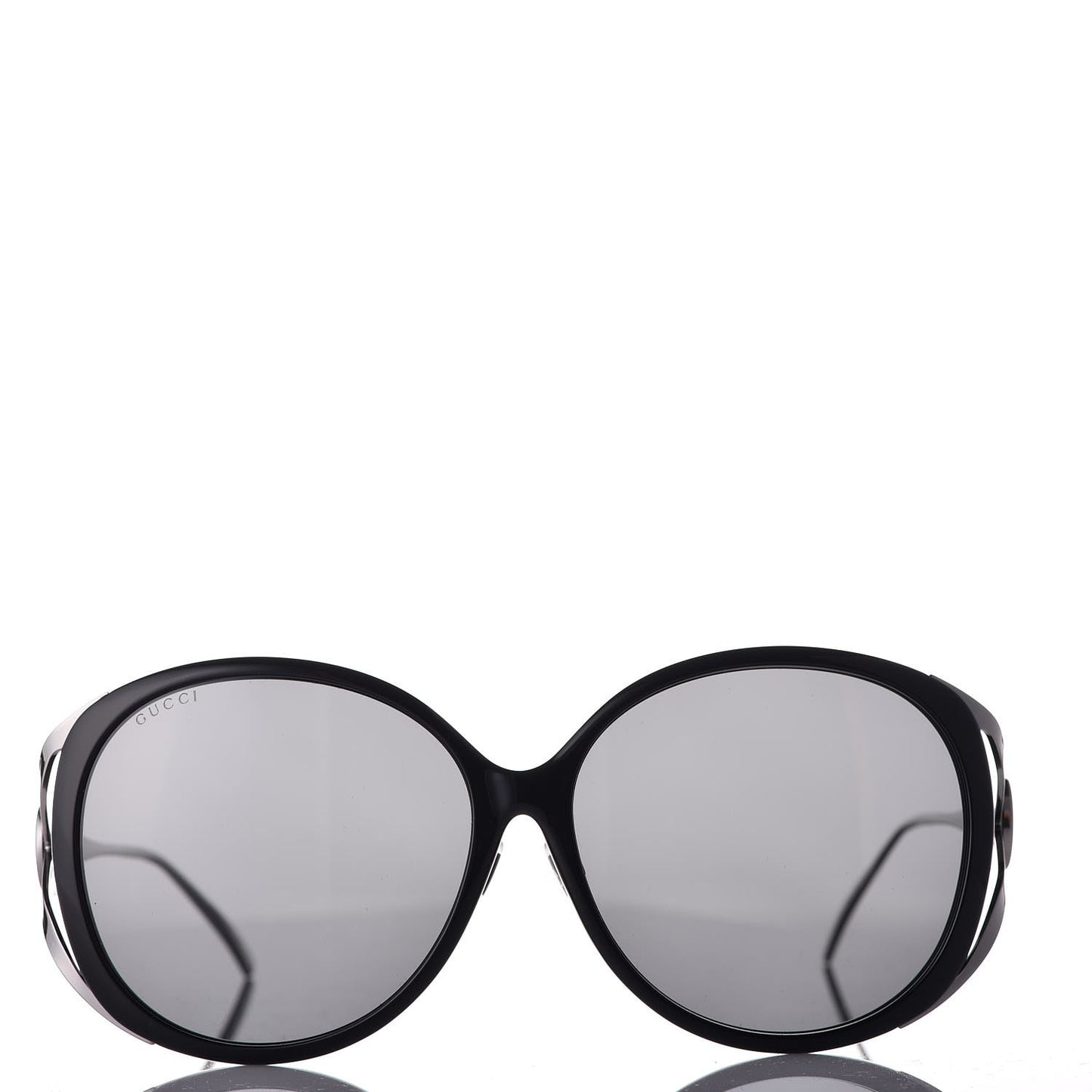 Round Frame Injected GG0226SK Sunglasses Black
