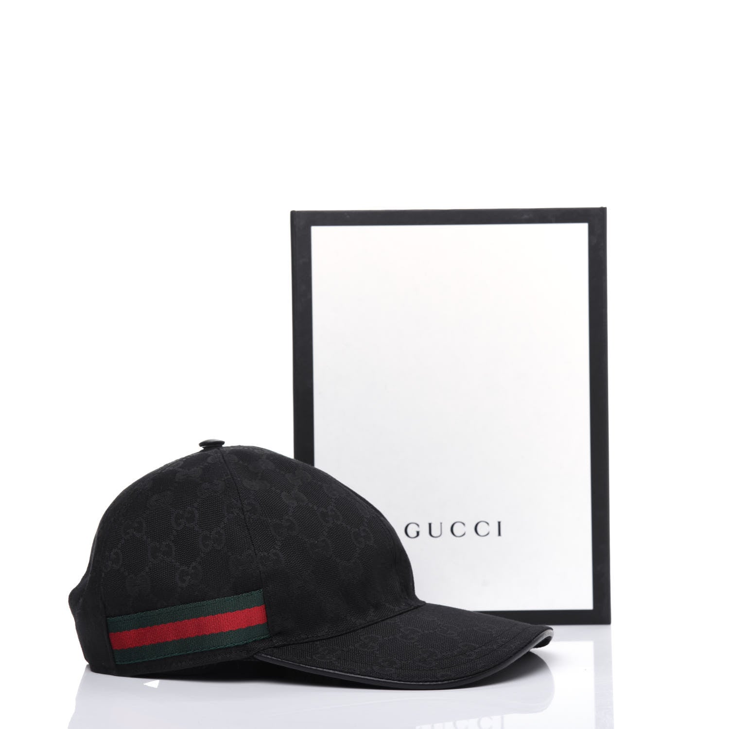 Gucci Monogram Web Baseball Hat M Black 8 of 8