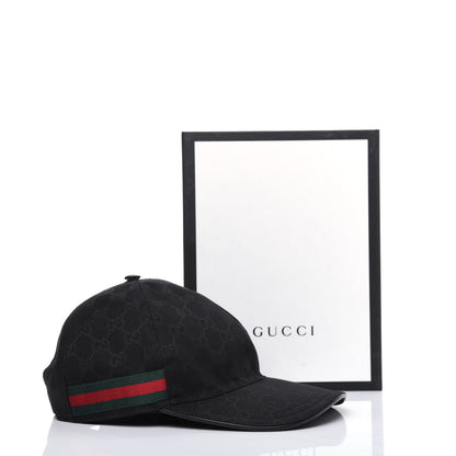 Gucci Monogram Web Baseball Hat M Black 8 of 8