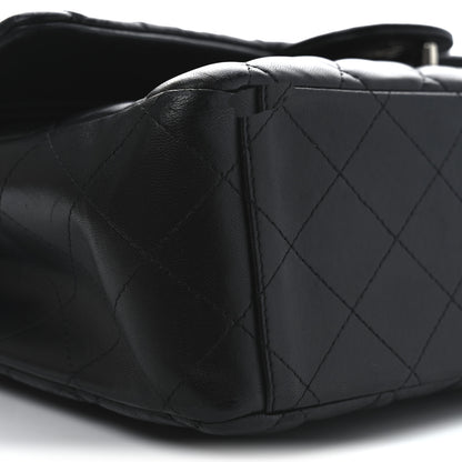 Chanel Lambskin Quilted Maxi Double Flap Black 9 of 10