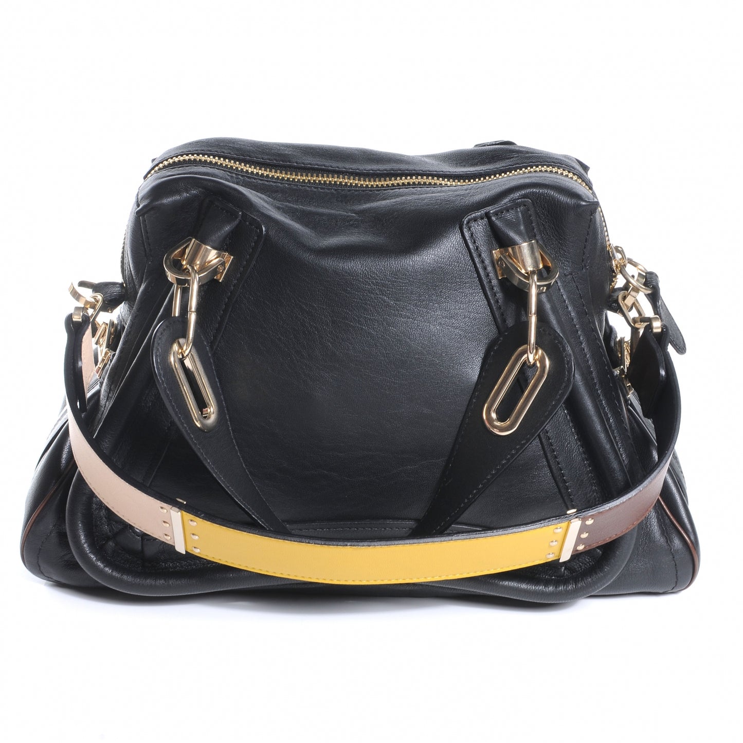 Leather Medium Military Paraty Black