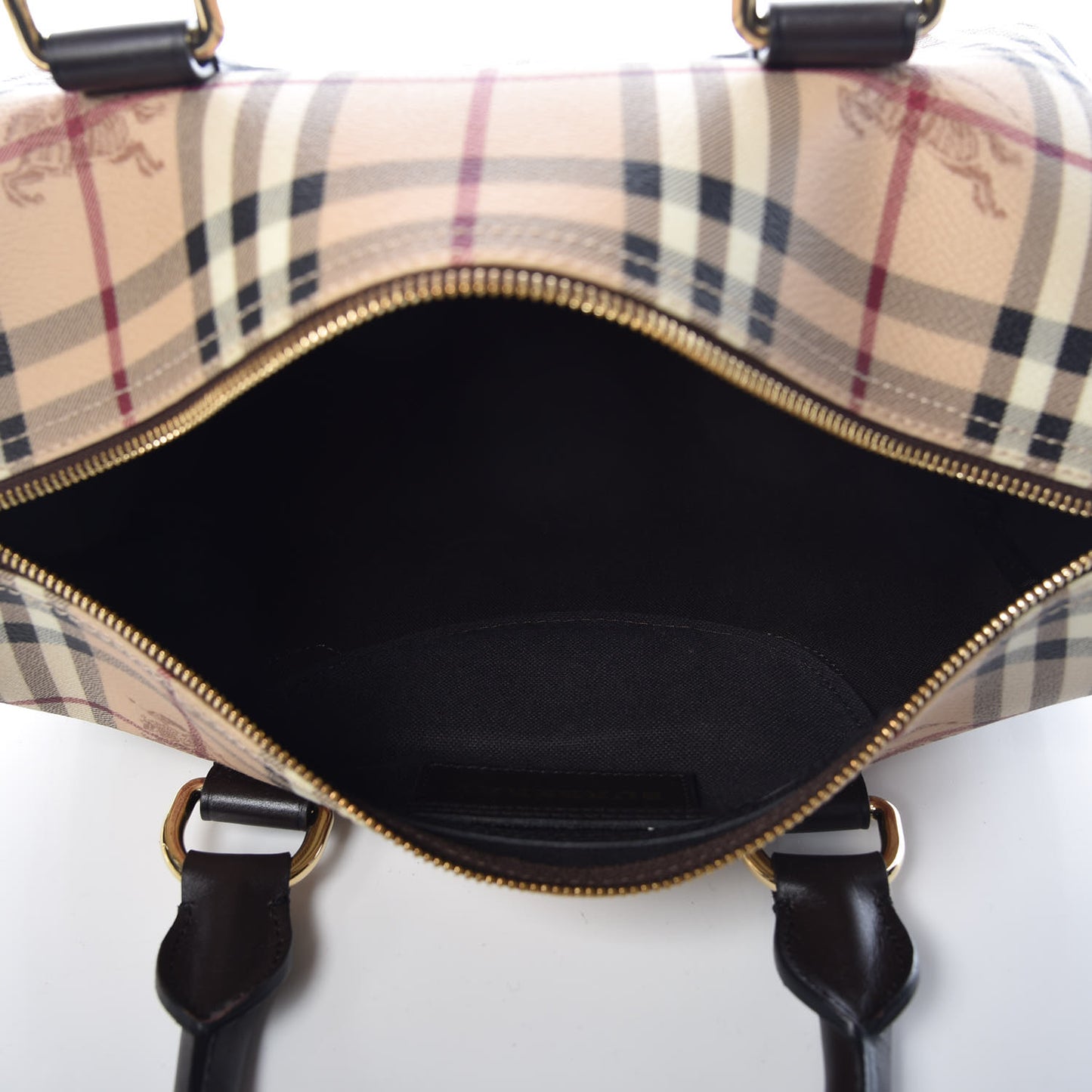 Haymarket Check Small Chester Bowling Bag Chocolate
