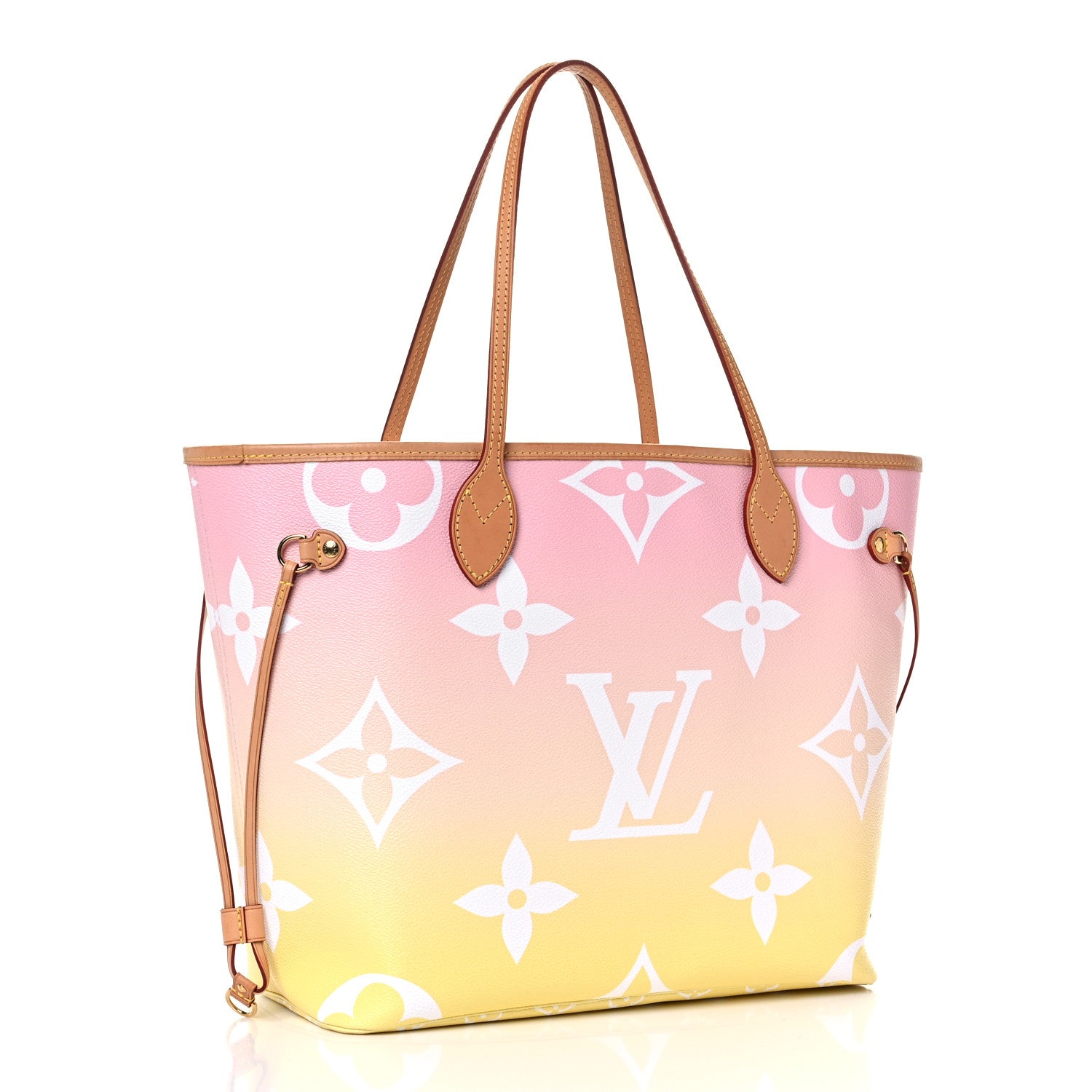Louis Vuitton Monogram Giant By The Pool Neverfull MM Light Pink 3 of 23