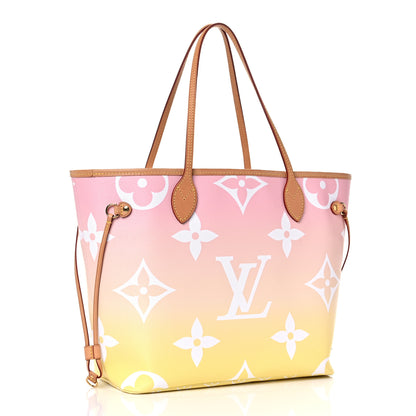 Louis Vuitton Monogram Giant By The Pool Neverfull MM Light Pink 3 of 23