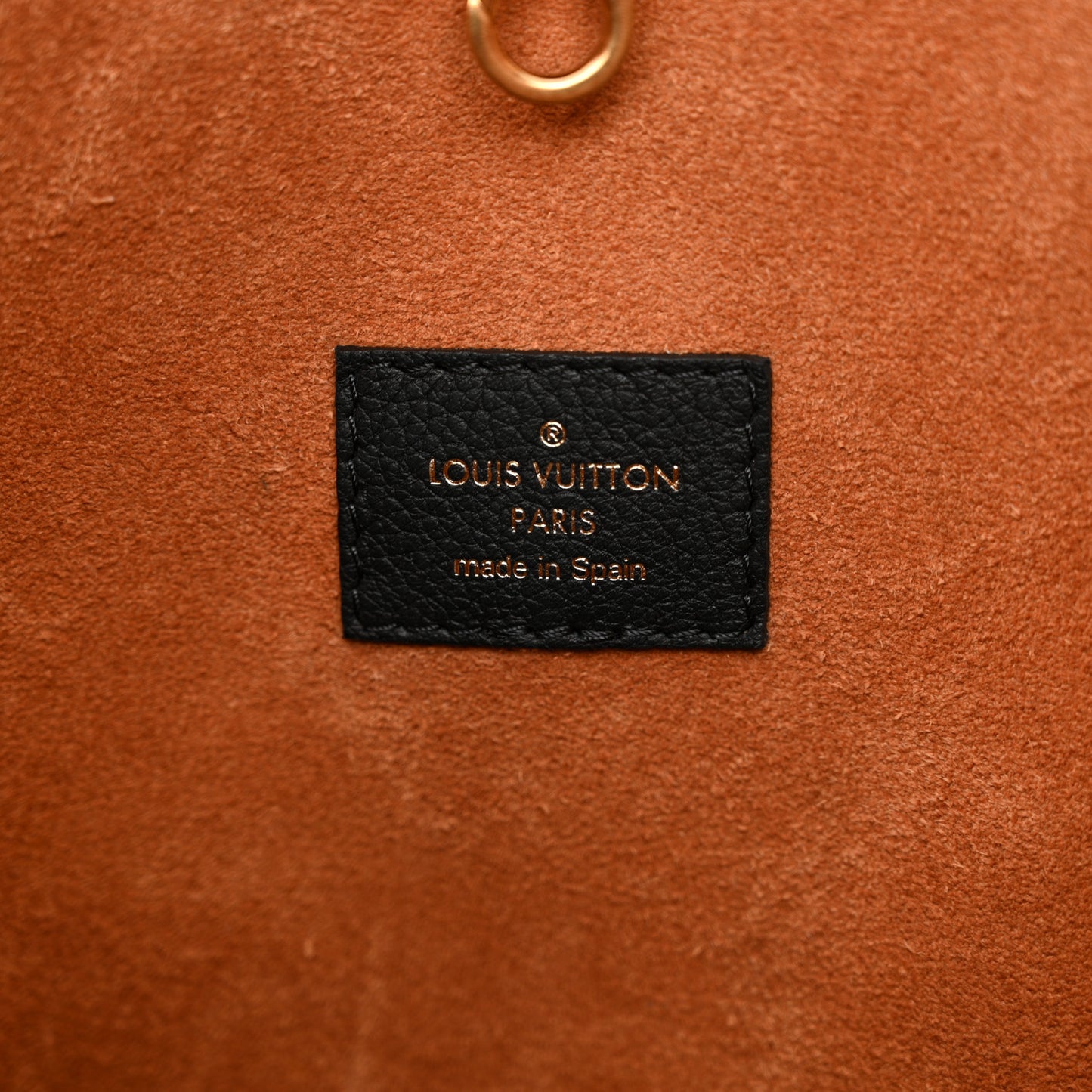 Grained Calfskin Low Key Hobo MM Black