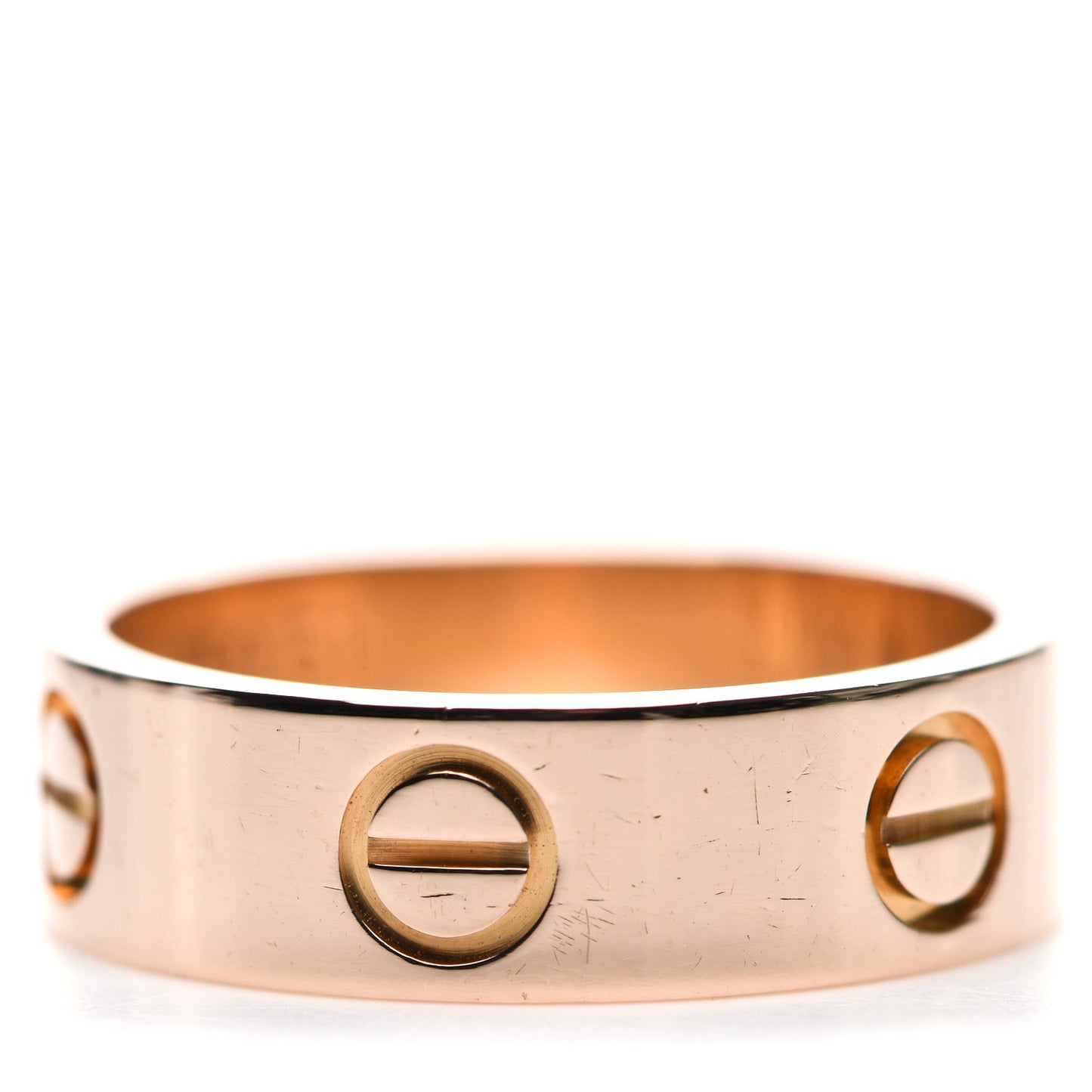 18K Pink Gold 5.5mm LOVE Ring 51 5.75