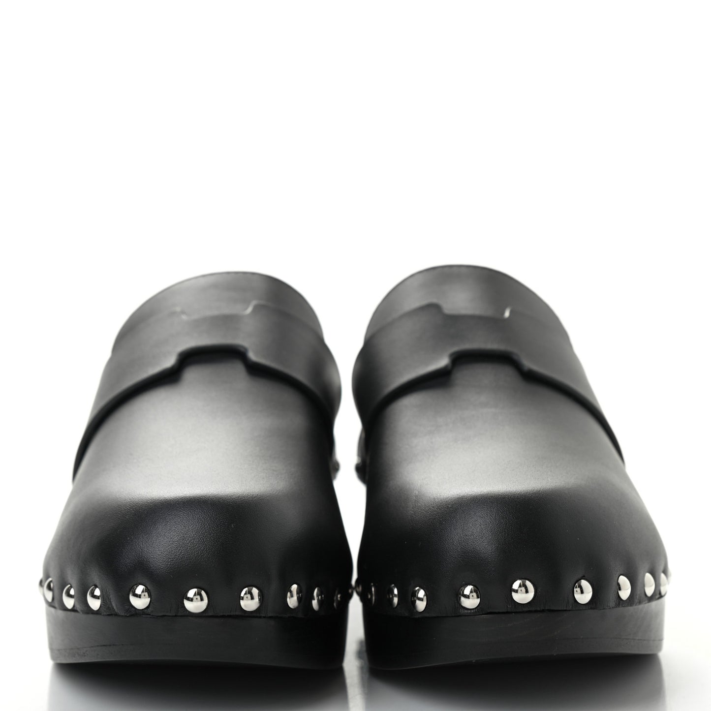 Calfskin Calya Mules 37 Black