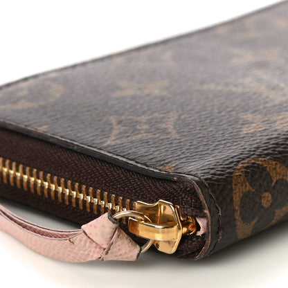 Louis Vuitton Monogram Clemence Wallet Rose Ballerine 8 of 14