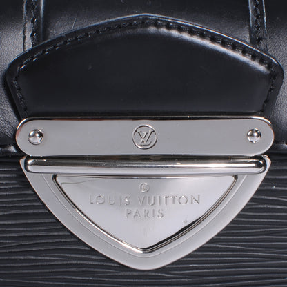 Louis Vuitton Epi Montaigne Clutch Black 4 of 7