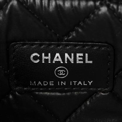 Chanel Caviar Studded Medium Deauville Pouch Black 6 of 9
