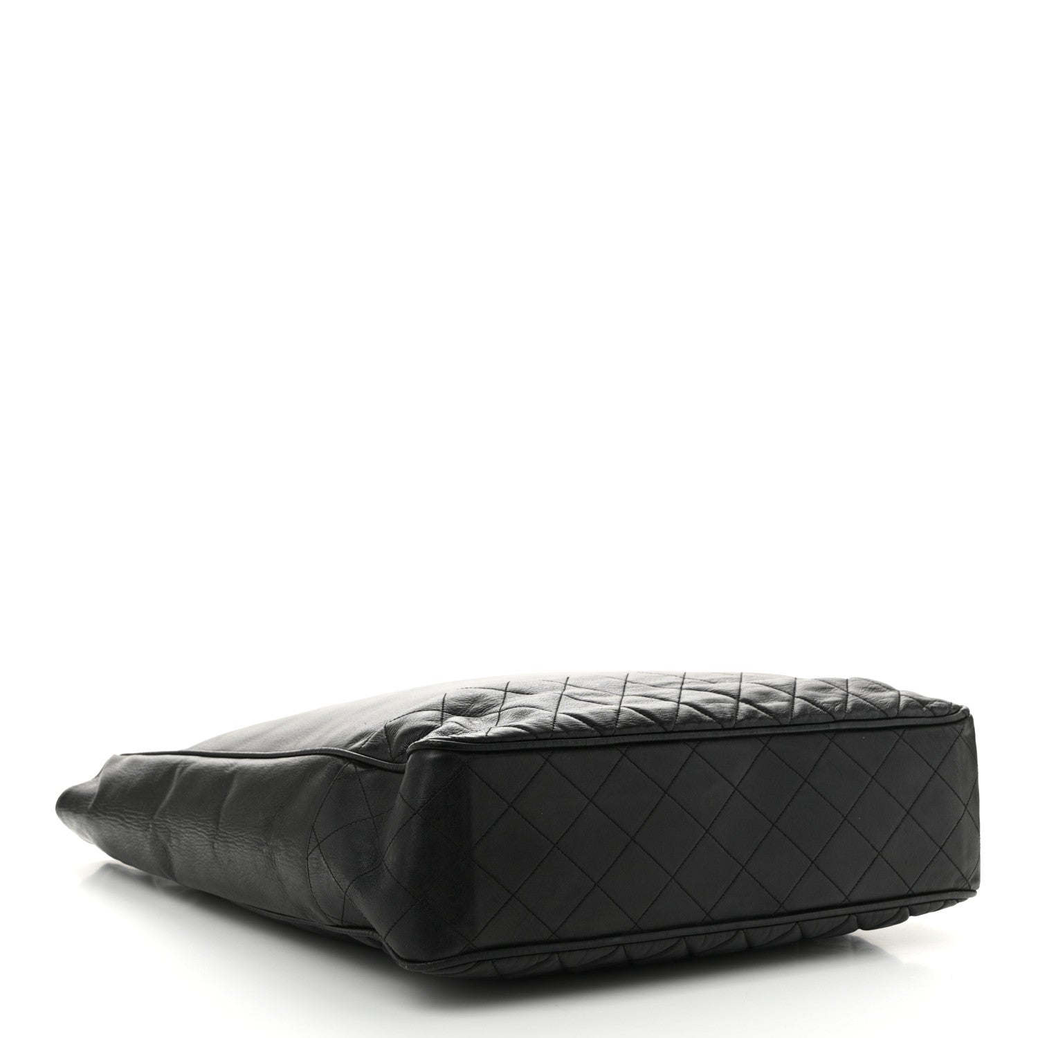 Chanel Lambskin Shopping Tote Black 4 of 12