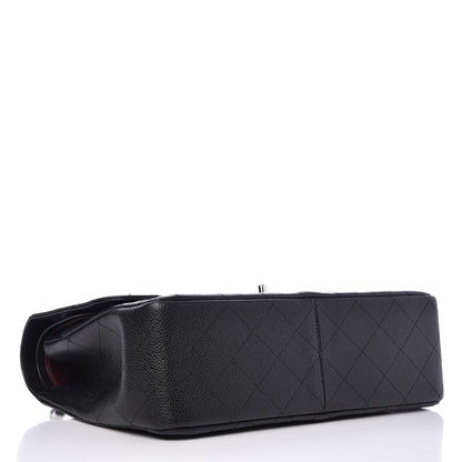 Chanel Caviar Quilted Jumbo Double Flap Black 5 of 11