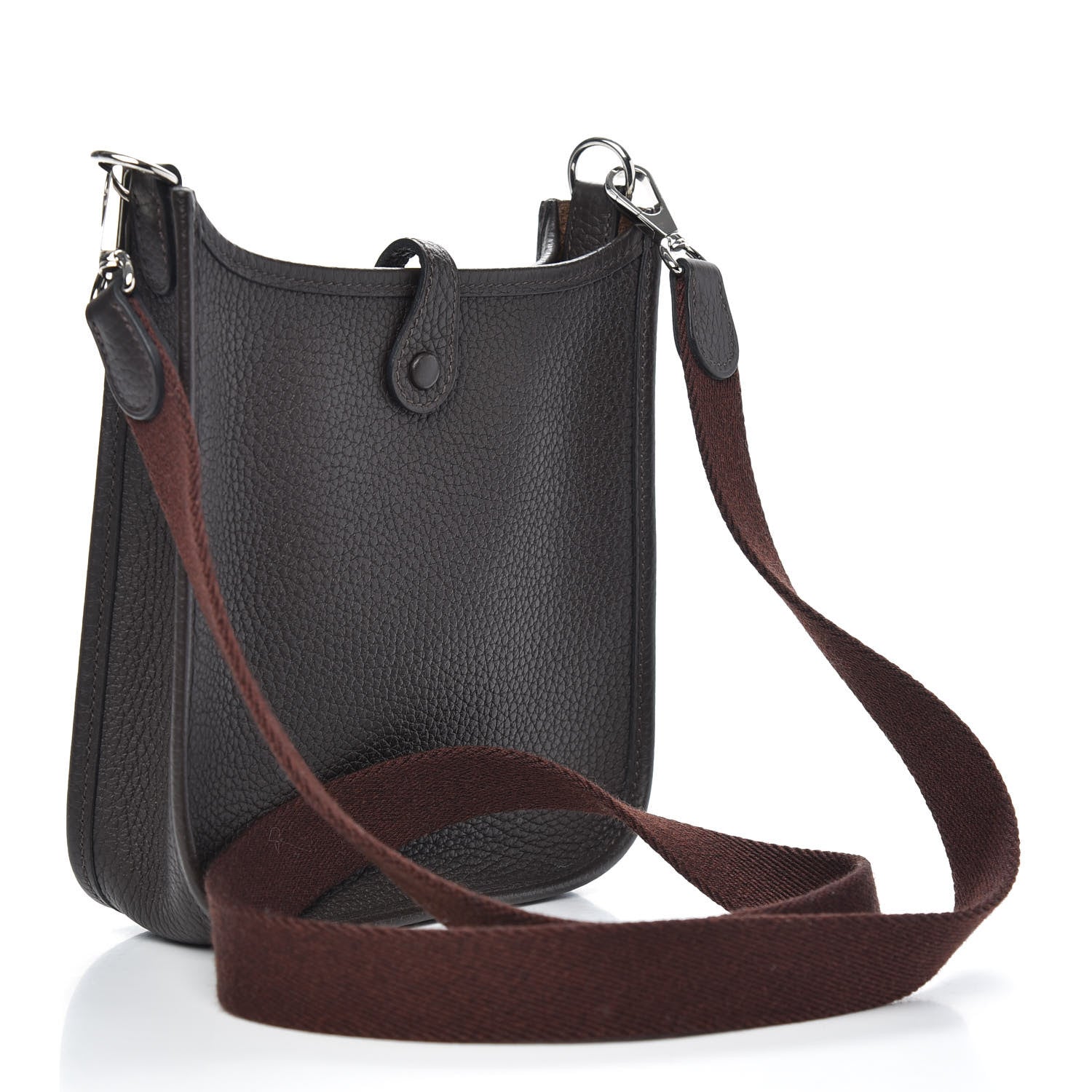 Hermes Taurillon Clemence Amazone Evelyne TPM Ebene Havane 3 of 10