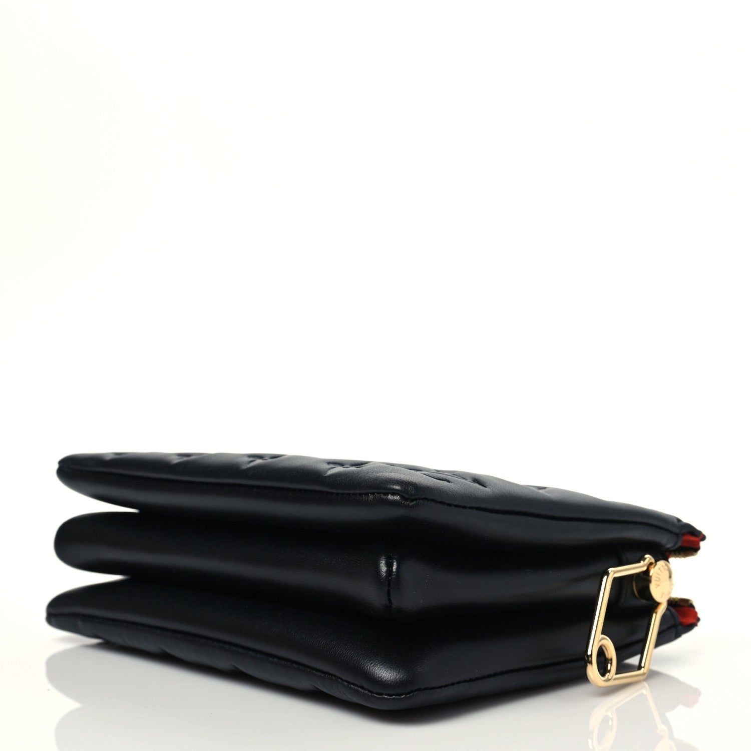 Louis Vuitton Lambskin Embossed Monogram Coussin BB Black 7 of 7