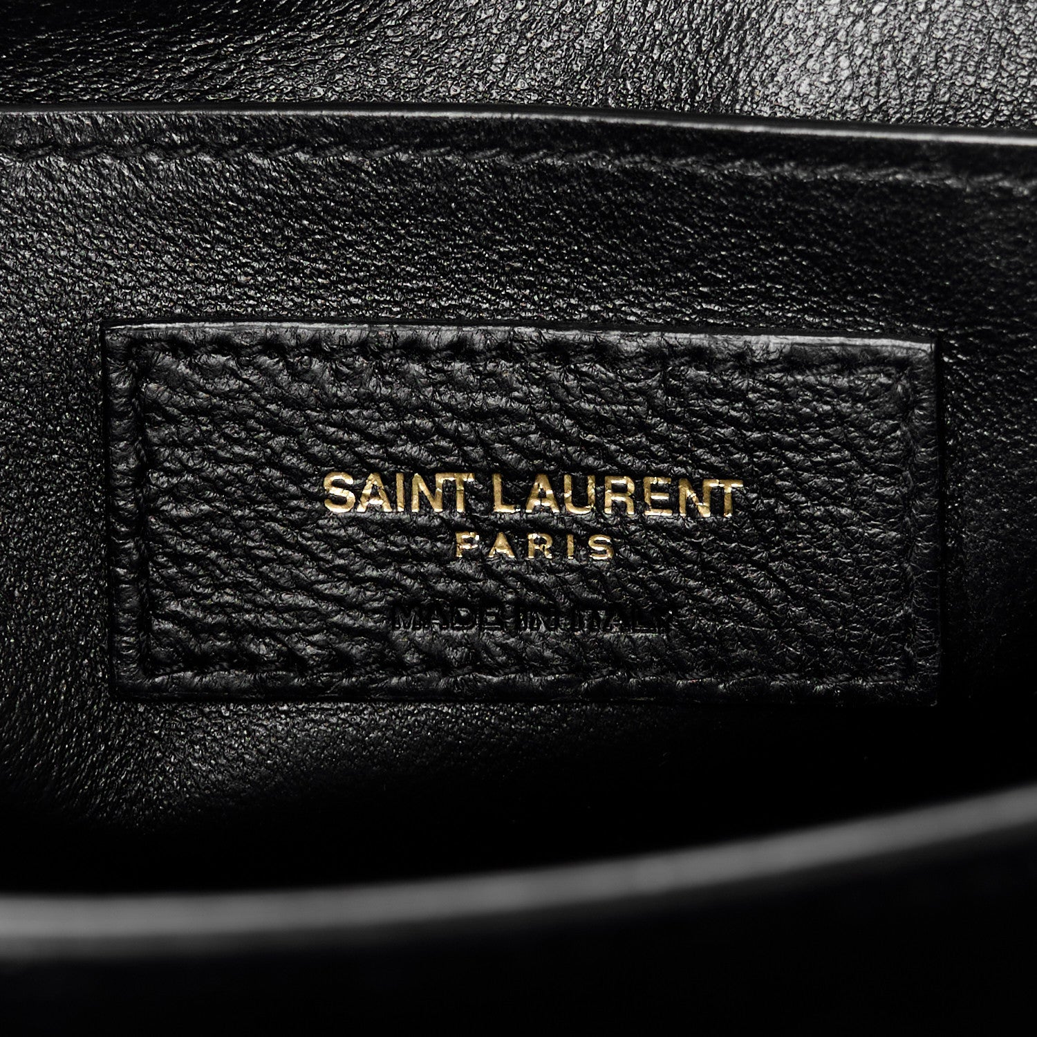 Saint Laurent Grain de Poudre Medium Classic Monogram Cassandra Top Handle Black 6 of 15