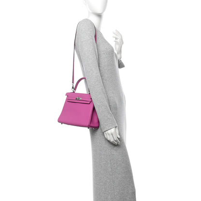 Hermes Togo Kelly Retourne 25 Magnolia 2 of 10
