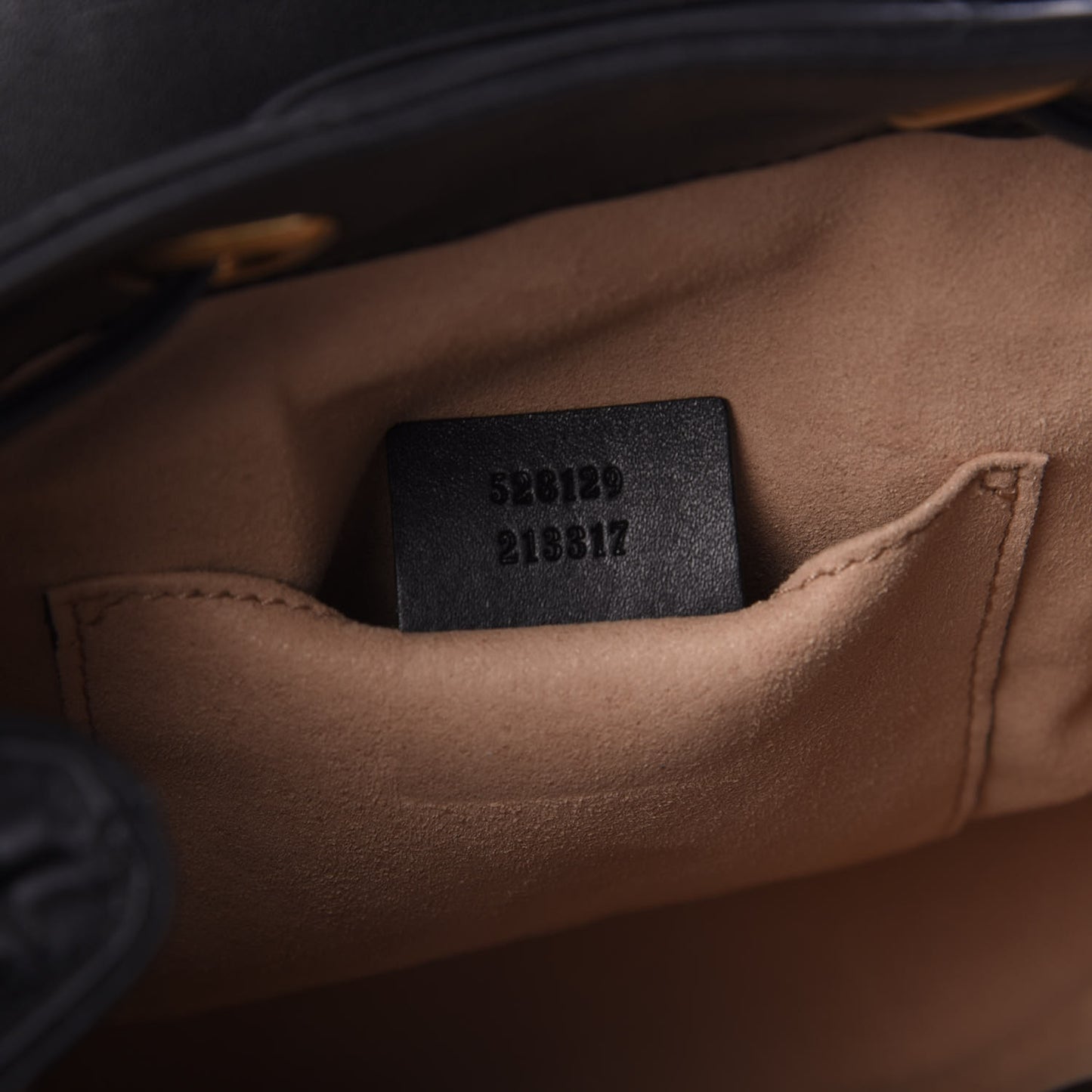 Calfskin Matelasse GG Marmont Flap Backpack Black