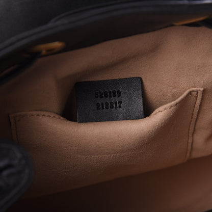 Gucci Calfskin Matelasse GG Marmont Flap Backpack Black 6 of 9