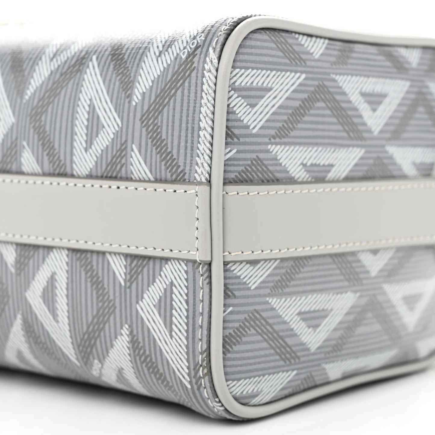 Coated Canvas CD Diamond Lingot 22 Bag Gray