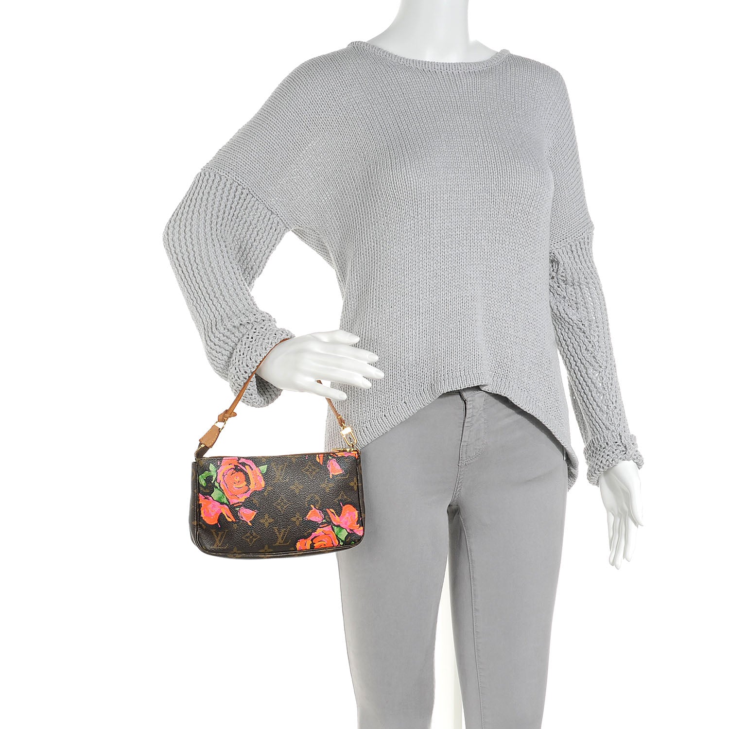 Louis Vuitton Monogram Roses Pochette Accessories 2 of 7
