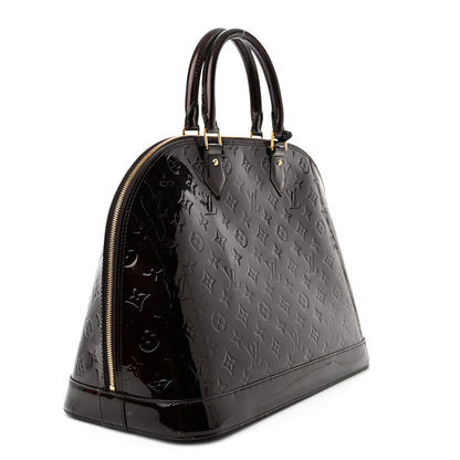 Louis Vuitton Vernis Alma GM Amarante 3 of 11