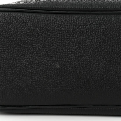 Celine Calfskin Small Soft Cube Satchel Black Khaki 10 of 10