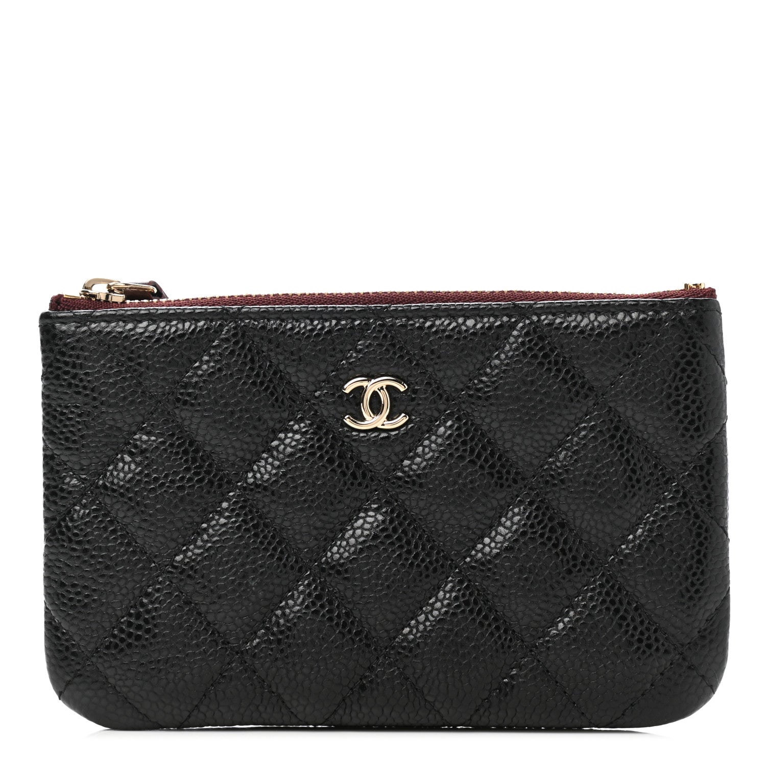 Chanel Caviar Quilted Small Cosmetic Case Black 1 of 8