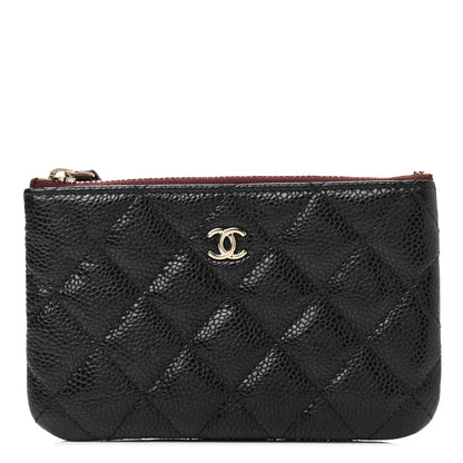 Chanel Caviar Quilted Small Cosmetic Case Black 1 of 8
