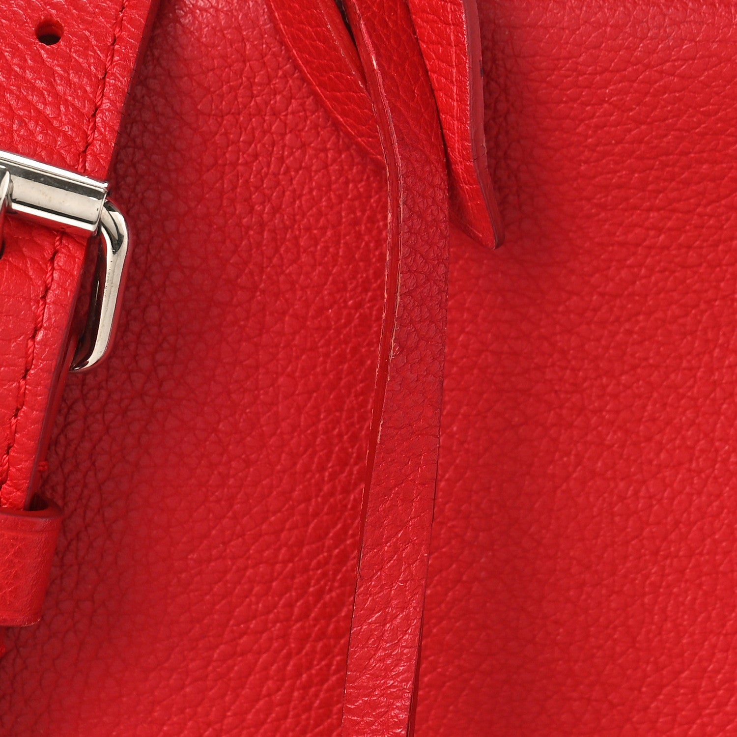 Louis Vuitton Soft Calfskin Lockme II Top Handle Rubis 11 of 16