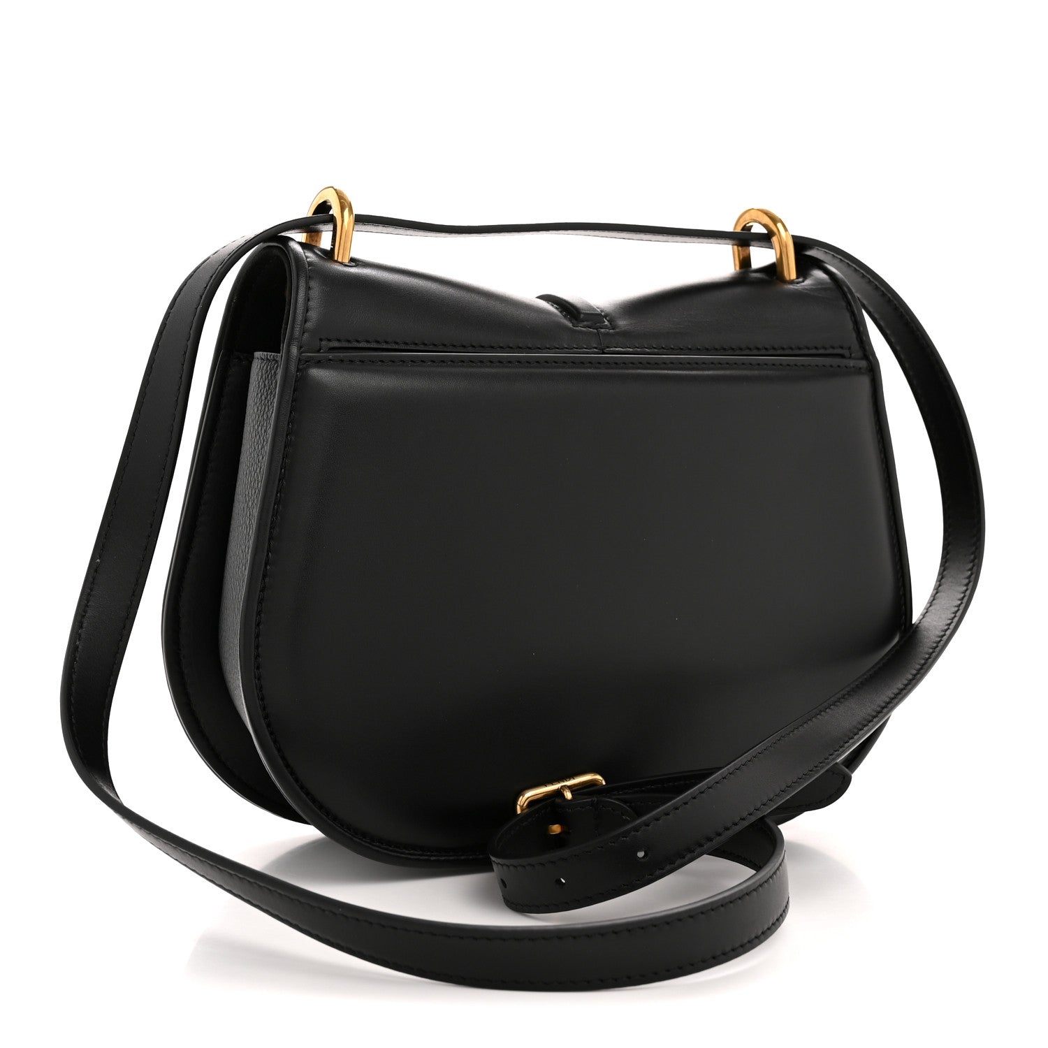 Fendi Vitello Brenta Cher Medium Fendi C'mon Black 1809483