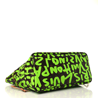 Louis Vuitton Monogram Graffiti Neverfull GM Green 4 of 6