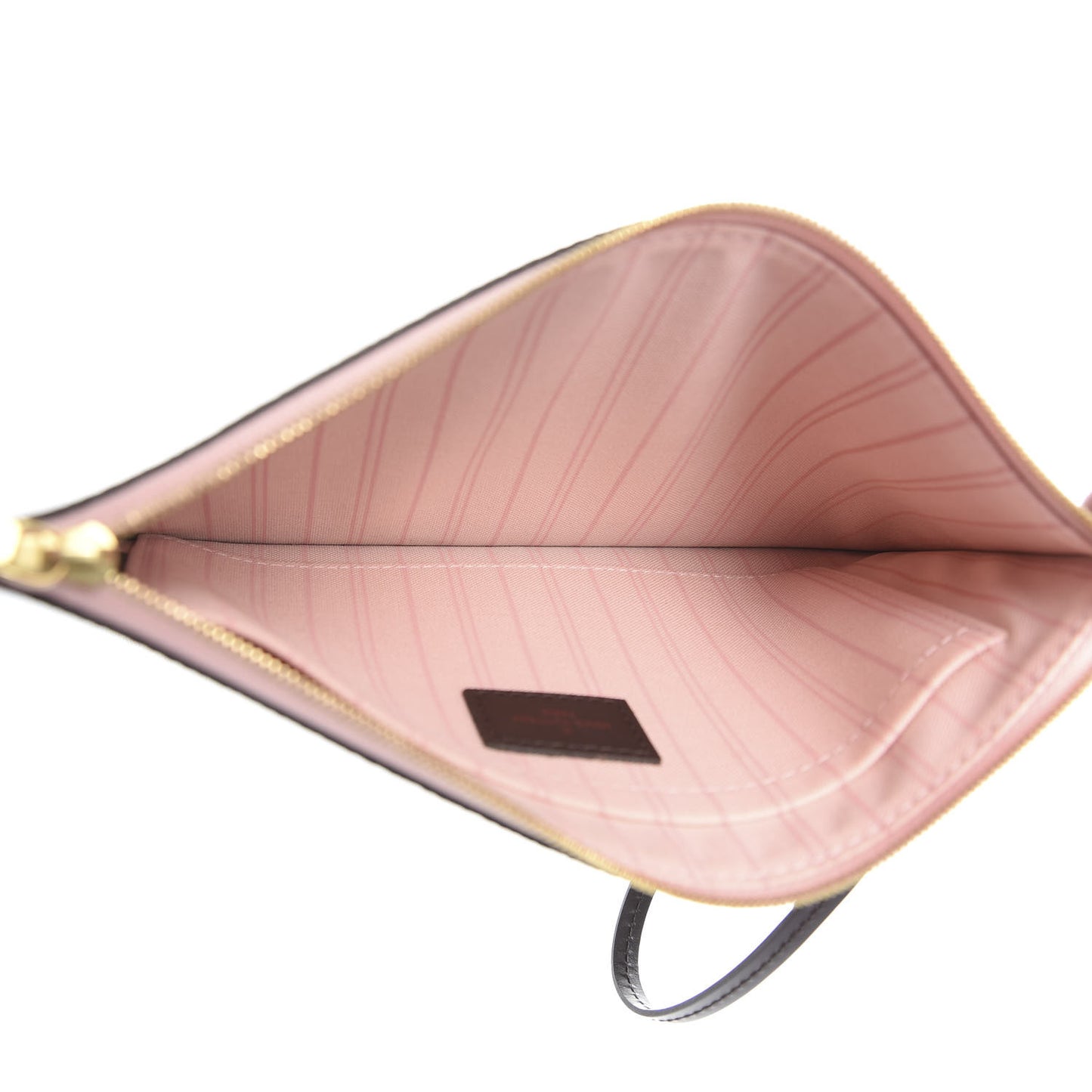 Damier Ebene Neverfull MM GM Pochette Rose Ballerine