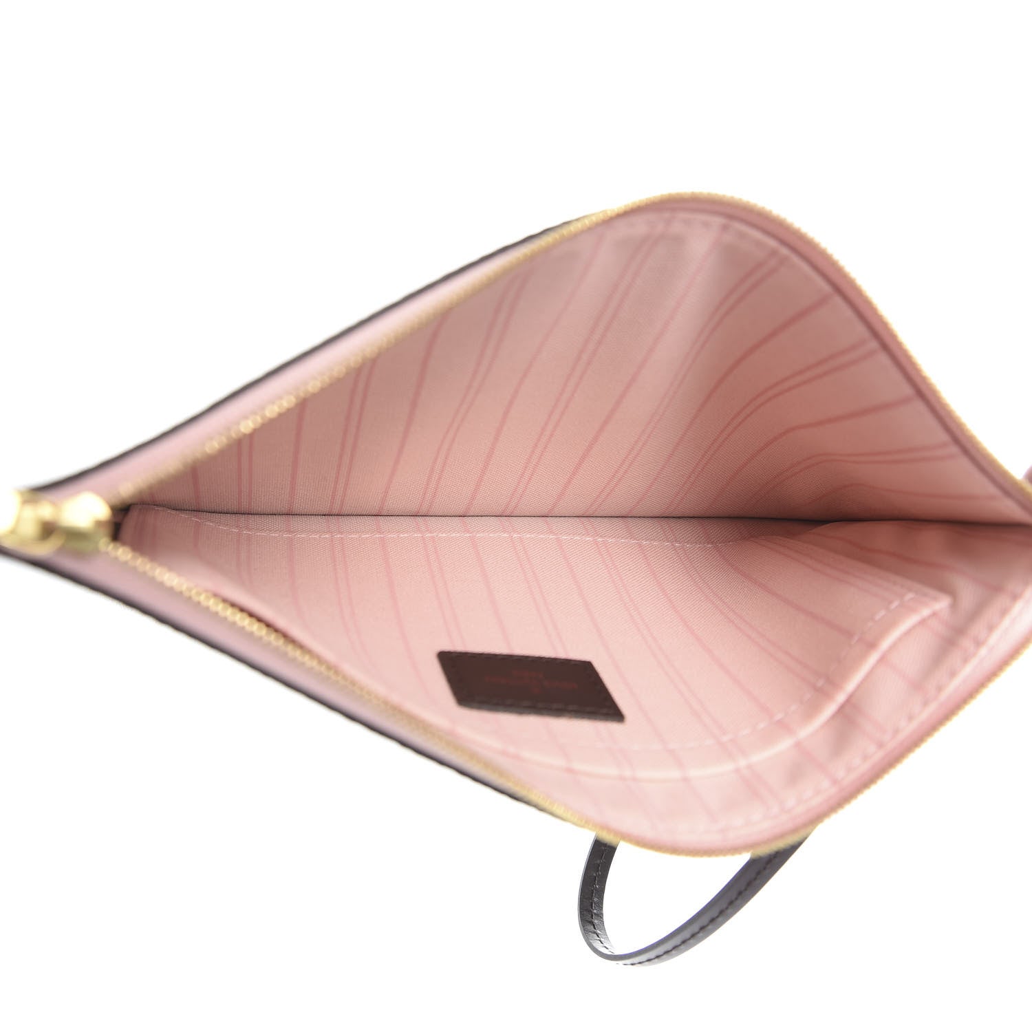 Louis Vuitton Damier Ebene Neverfull MM GM Pochette Rose Ballerine 5 of 8