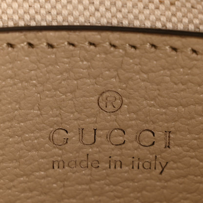 Gucci GG Supreme Monogram Textured Dollar Calfskin Small Ophidia Hobo Beige Mystic White Oatmeal 6 of 13