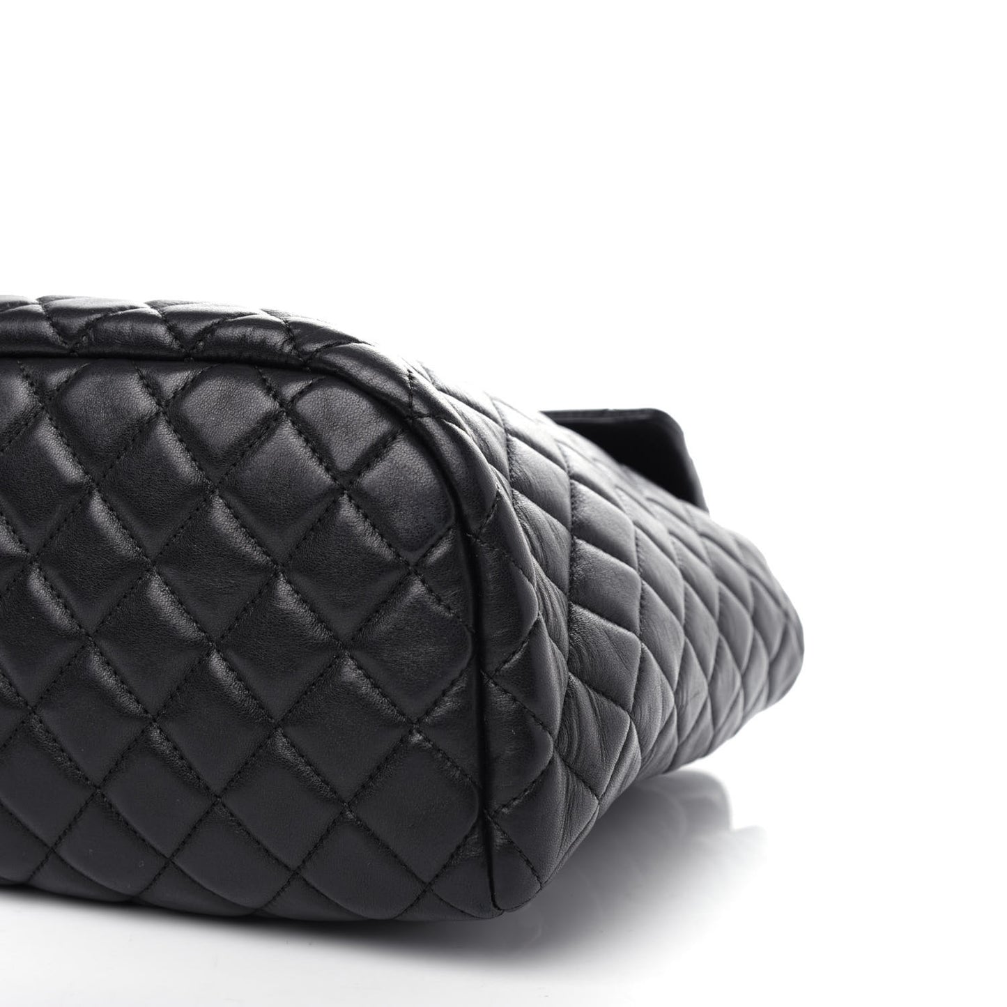 Lambskin Quilted Large Urban Spirit Backpack Black