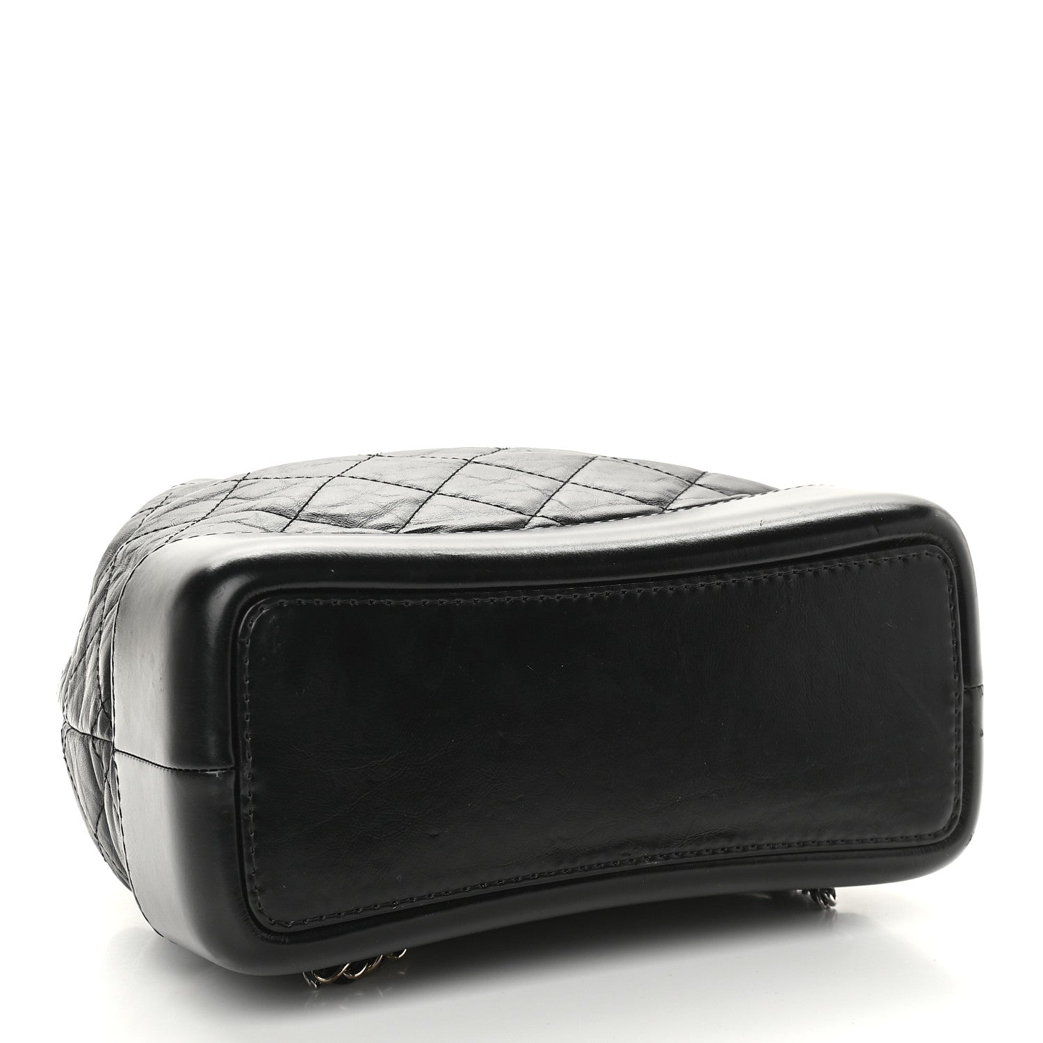 Chanel Aged Calfskin Quilted Small Gabrielle Backpack Black 4 of 9