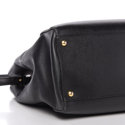 Fendi Vitello Elite Regular 2Jours Tote Black 6 of 11