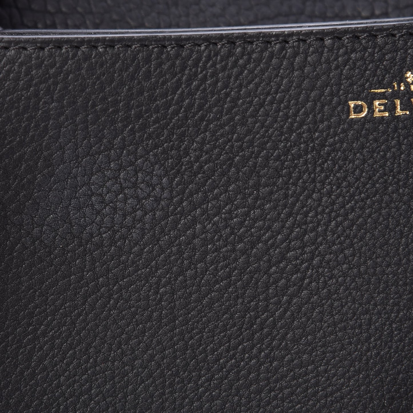 Crispy Calfskin Mini Le Mutin Saddle Bag Black