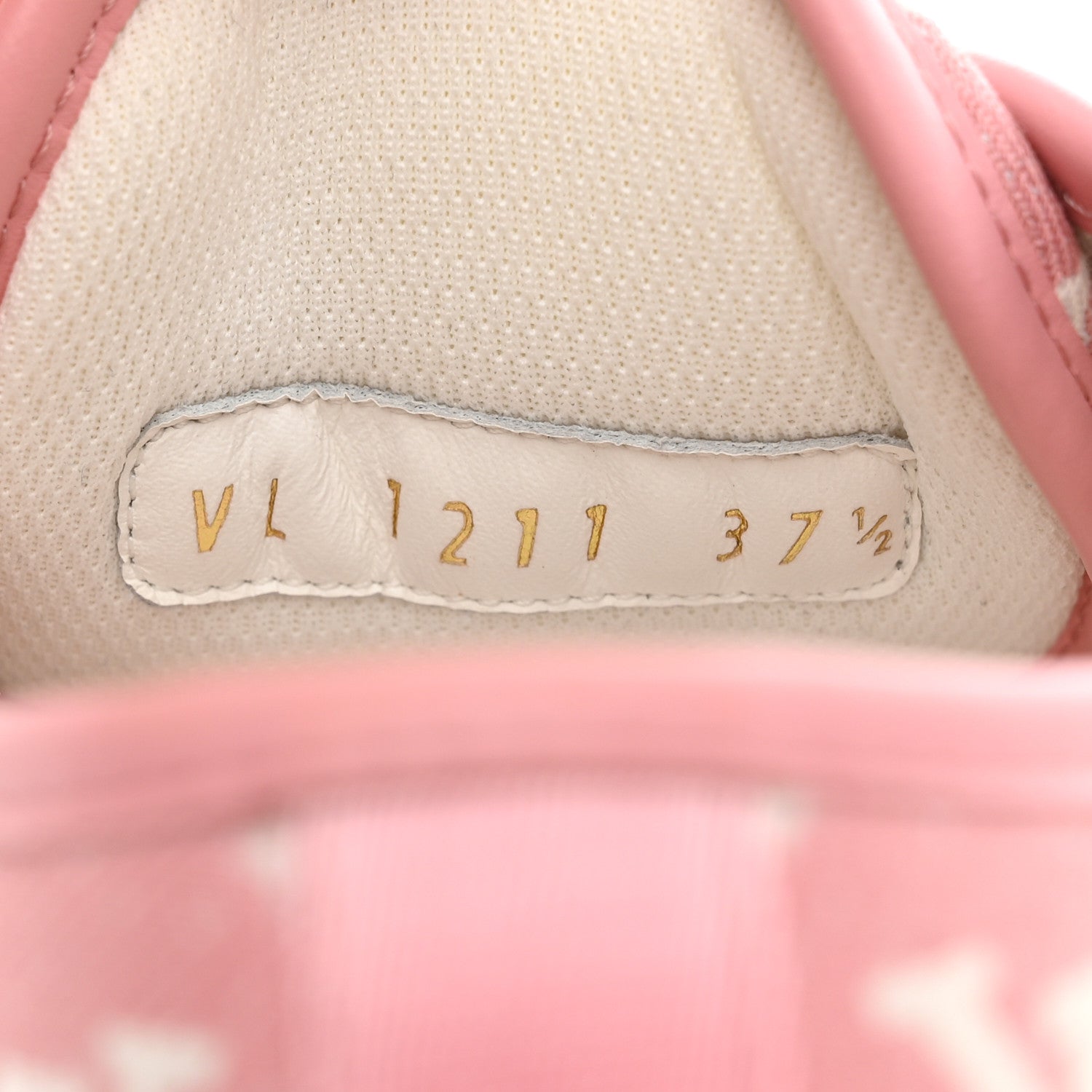 Louis Vuitton Denim Monogram Squad Sneakers 37.5 Pink 7 of 17