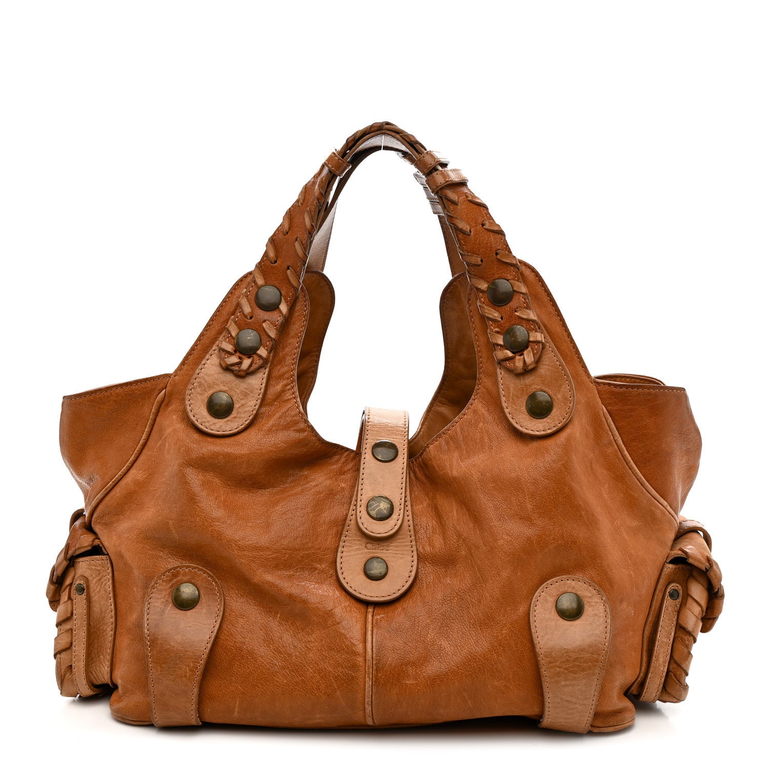 Chloe Calfskin Silverado Shoulder Bag Tan 1 of 15