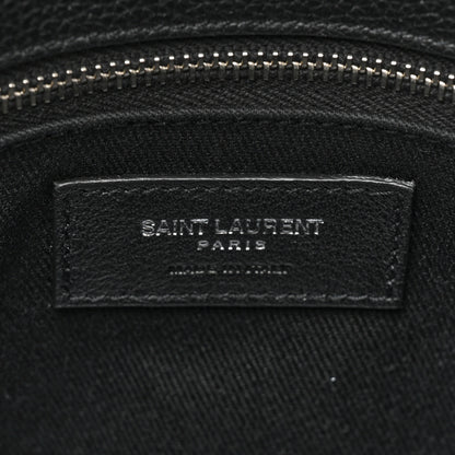 Saint Laurent Grained Calfskin Small Supple Sac De Jour Duffle Black 5 of 13