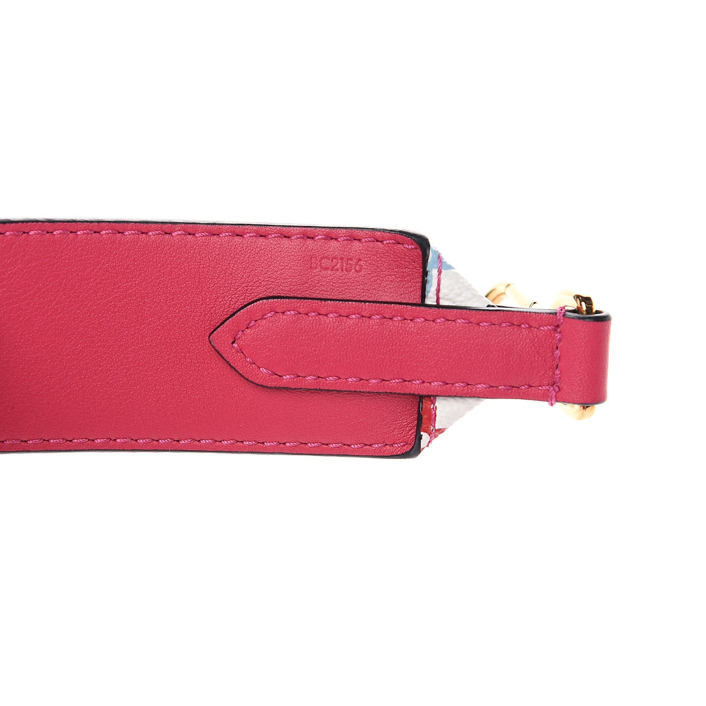 Monogram Multicolor Bandouliere Shoulder Strap White