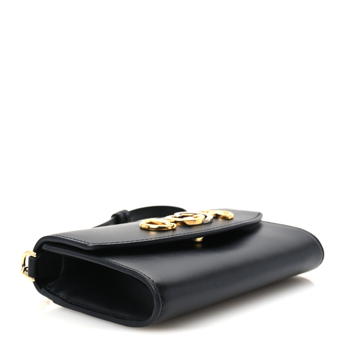 Gucci Smooth Calfskin Mini Zumi Shoulder Bag Black 3 of 10