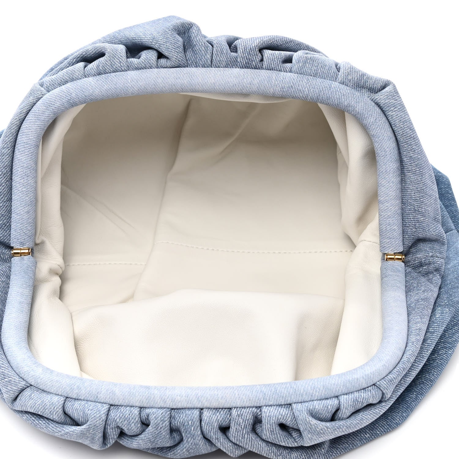 Bottega Veneta Denim Teen Pouch Clutch 5 of 7