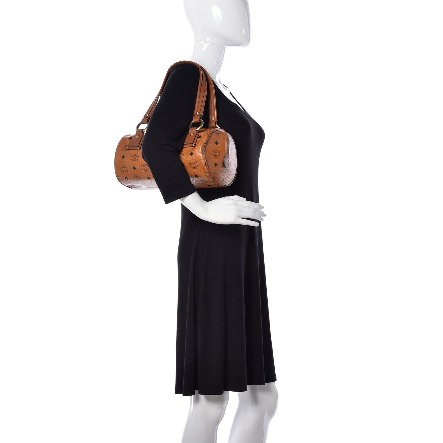 Visetos Barrel Bag Cognac