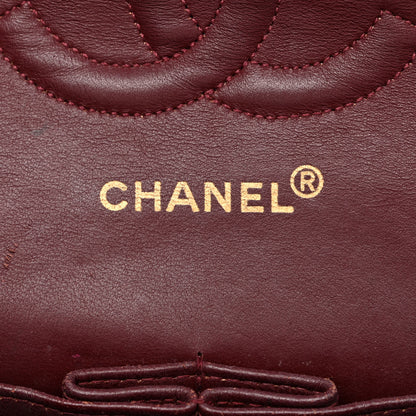 Chanel Lambskin Quilted Medium Double Flap Black 6 of 15