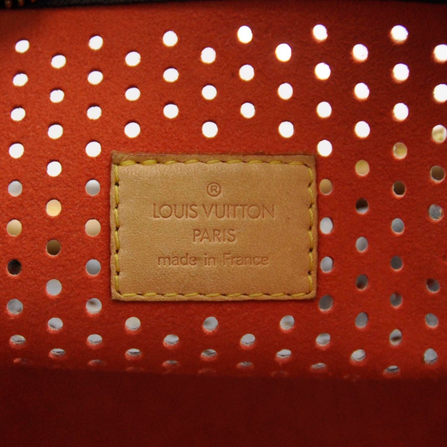 Monogram Perforated Speedy 30 Orange